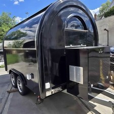 Premium black catering trailer - premium,