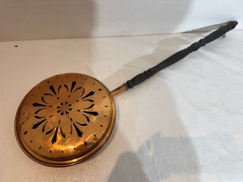 Antique copper bed warming - bed,