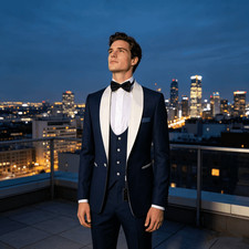 Men's Regular Fit 3Pcs Shawl