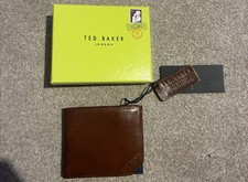 Ted Baker Men's  Brown Leather Wallet - BNWT