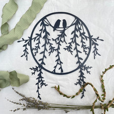 Metal Silhouette Wall Art Love