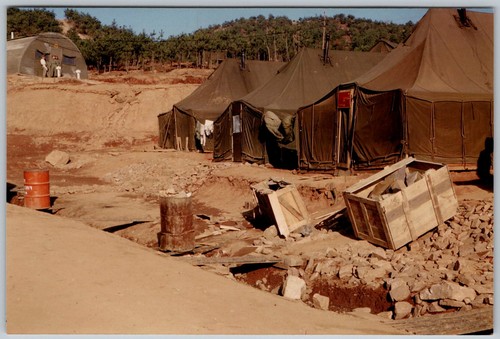 Vtg snapshot military camp - snapshot,