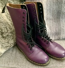 Rare 14 Hole Purple Dr Martens