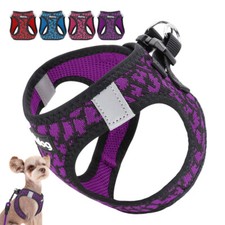Comfortable Dog Cat Harness Breathable Mesh Pet Puppy Vest Reflective Adjustable