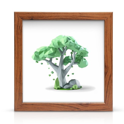 Square picture frame - frame, photo