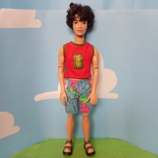 MY SCENE JAMMIN IN JAMAICA RIVER BOY MALE DOLL DRESSED BARBIE MATTEL