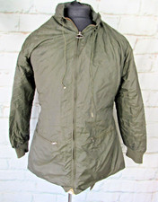 Vintage 1970's Italian Army Waterproof Jacket with liner 44R