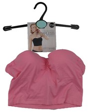 M&S Womens Marks & Spencer Pink Strapless Longline Bra Size 34 A    zz