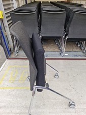 Job Lot 25 Boss Design Side Stacking Folding Conference Waiting Room Chairs/Mesh