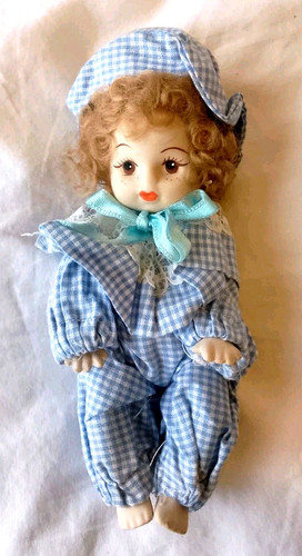 Porcelain baby girl doll with - girl,
