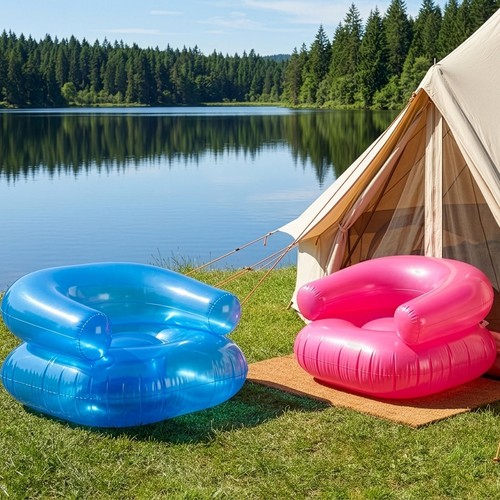 Inflatable chair 70x70x45cm - inflatable, chair,