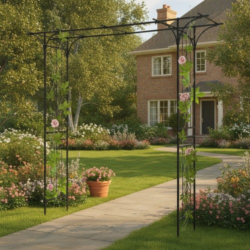 Garden arch trellis 06x2 - garden, 2.06x2.16m
