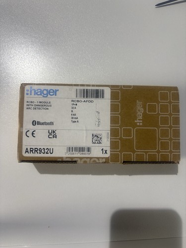 Hager arr932u rcbo 32a - 32a, type