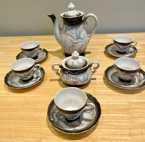 Dragon ware moriage japanese - dragon,
