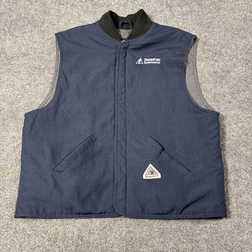 Bulwark vest mens 2xl blue - bulwark,
