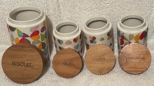 Vtg kitchen canister set - canister,