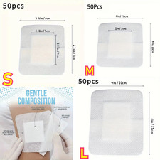 50Pcs Large Nonwoven Wound