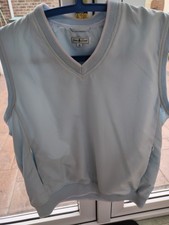 ladies short sleeve golf gillet by green lamb