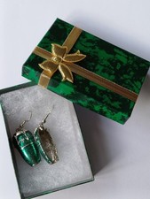 Conga Drums Earring Silver Plare Drop Earrings