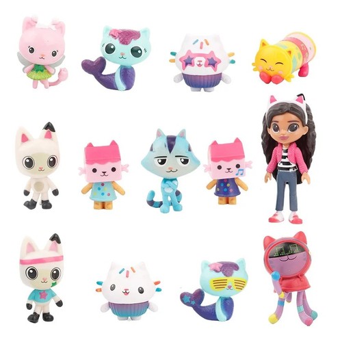 13pcs gabby dollhouse action - 13pcs,