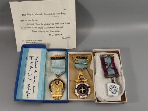 Vintage masonic medals - 3,