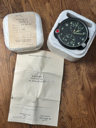 Soviet airforce cockpit watch - soviet,