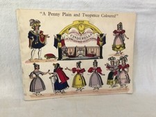 Penny Plain &Twopence Coloured CINDERELLA/Little Glass Slipper Pollocks Theatre