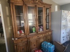 Traditional Brown Wood Glass