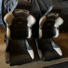 Genuine König K5000 sports seats Buckets Wing Backs Konig Front Seats Reclining