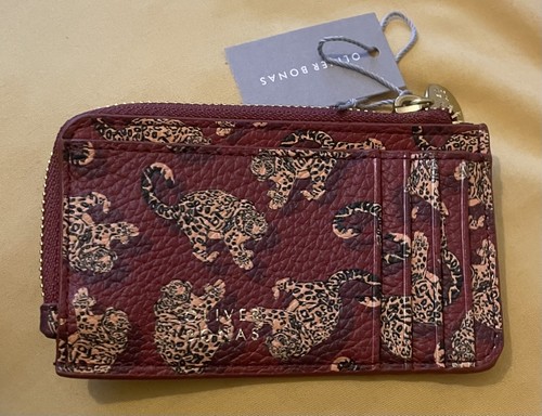Oliver bonas burgundy - oliver, leopard