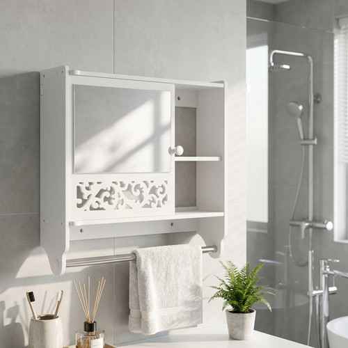 Bathroom mirrored wall - bathroom,