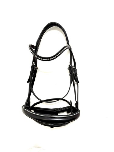 Full black anatomical snaffle - full,