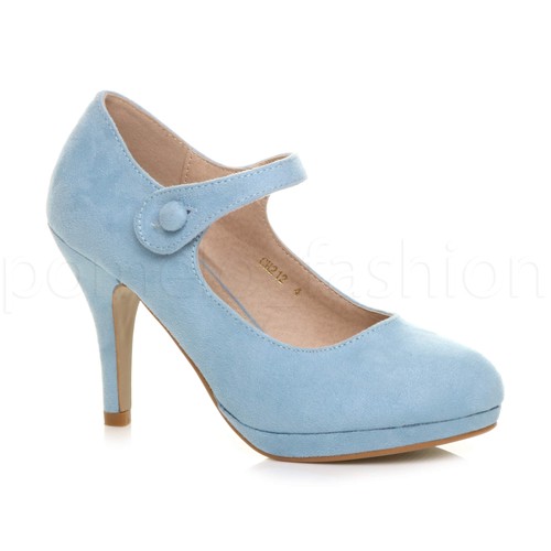 Womens ladies high heel mary - womens,