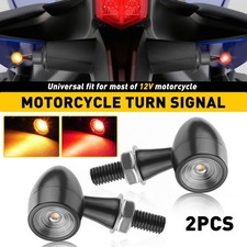 2x Chrome Motorcycle LED