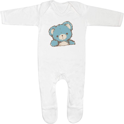 Blue teddy bear baby - 'blue,