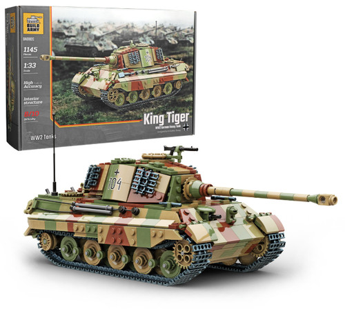 Buildarmy ww2 king tiger - ww2,
