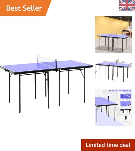 Table tennis set blue foldable - tennis,