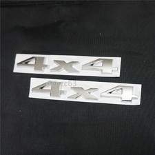 Chrome 4x4 silver metal - 2x,