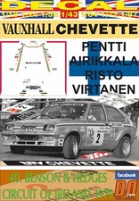 DECAL VAUXHALL CHEVETTE 2300