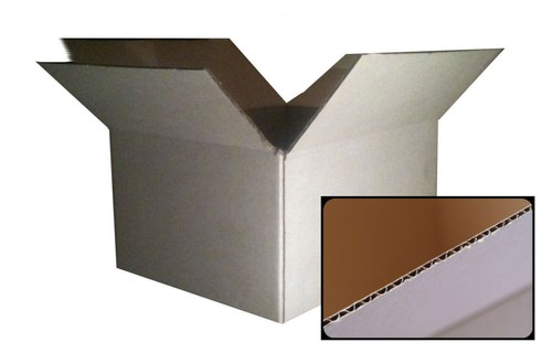 Single wall white postal - single,