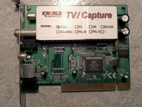 Kworld computer capture - kworld, tv