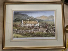 Framed Signed Print Of “Old Irish Farmhouse, Galway” By Judy Boyes. 52/850