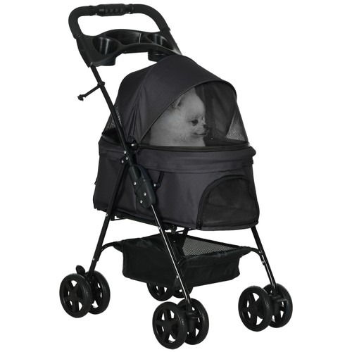 Pawhut pet stroller foldable - stroller,