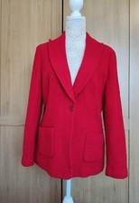 Talbots Red Wool Blazer Jacket