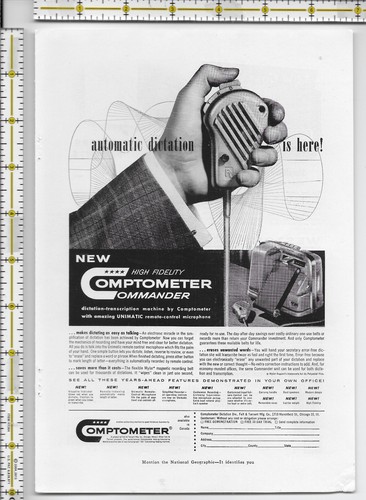 Comptometer commander - comptometer,