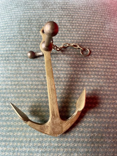 Brass desk top anchor - desk,