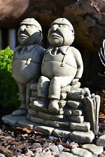 Tweedle Dum and Tweedle Dee Alice in Wonderland Stone Garden Ornament