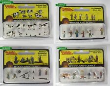 BNIB N Gauge Woodland Scenics People / Figures / Animals - 79 Variations