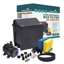 Small fish pond - filter, uv
