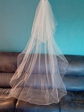 Ivory wedding veil 2 tier